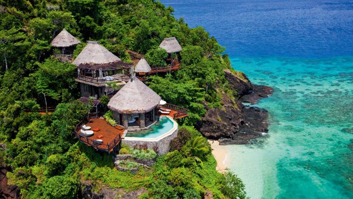 Laucala Island Fiji - There are few more indulgent experiences then disappearing to a tropical island hideaway - the privacy, the luxury, the sense of being blissfully isolated. Here are some of our favourites.  