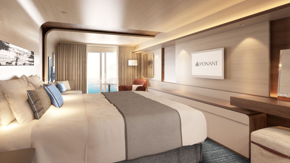 Experience a total Antarctic solar eclipse onboard Ponant's newest polar expedition ship, Le Commandant-Charcot, in 2021. 