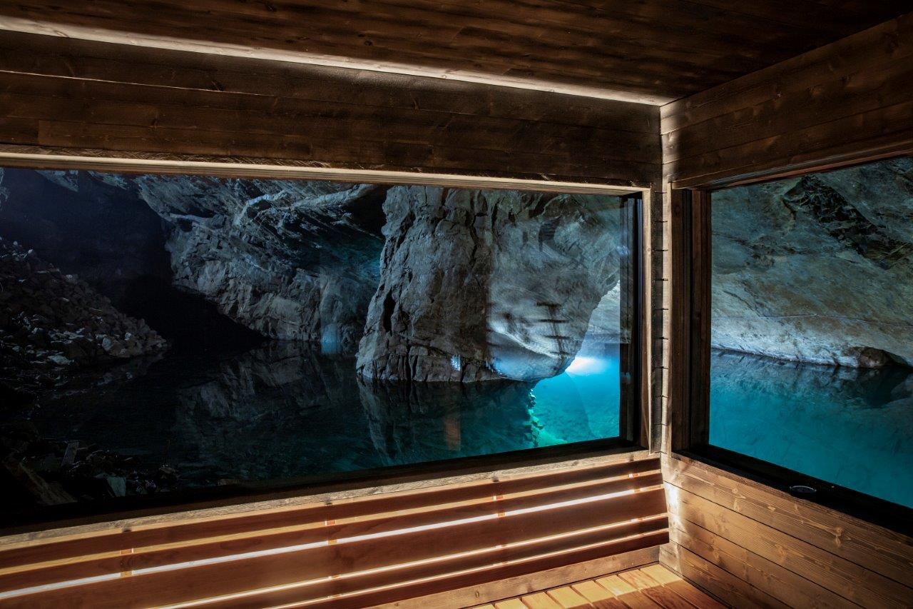 Visitors to Sweden can now enjoy the health and meditative benefits of a new sauna ritual that includes bathing in crystal-clear natural spring water 80 meters below ground.