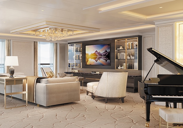 Guests staying in Regent Seven Seas' top suites can enjoy an intimate and relatively unknown private dining experience at The Study. 