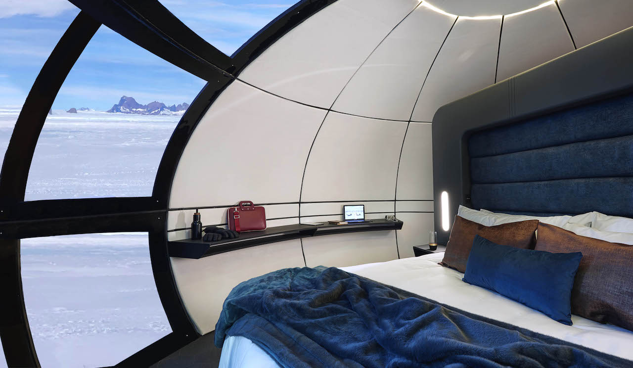 Inspired by the seminal age of space exploration, White Desert, will open its new Antarctica camp, Echo, in November 2022. 
