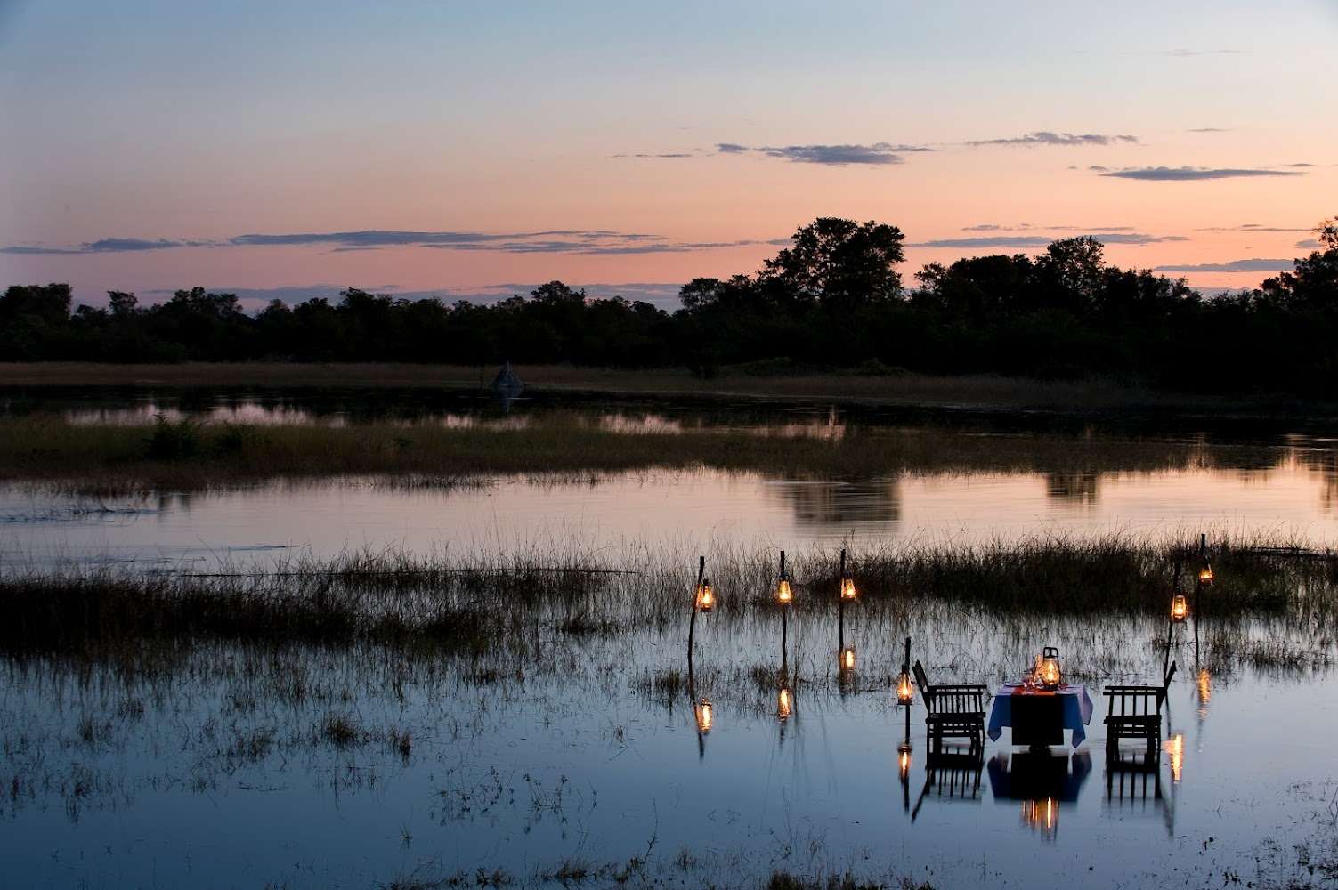 Great Plains has opened Okavango Explorers Camp in northern Botswana, a six-bed retreat located in the 160,000-hectare private Selinda Reserve.