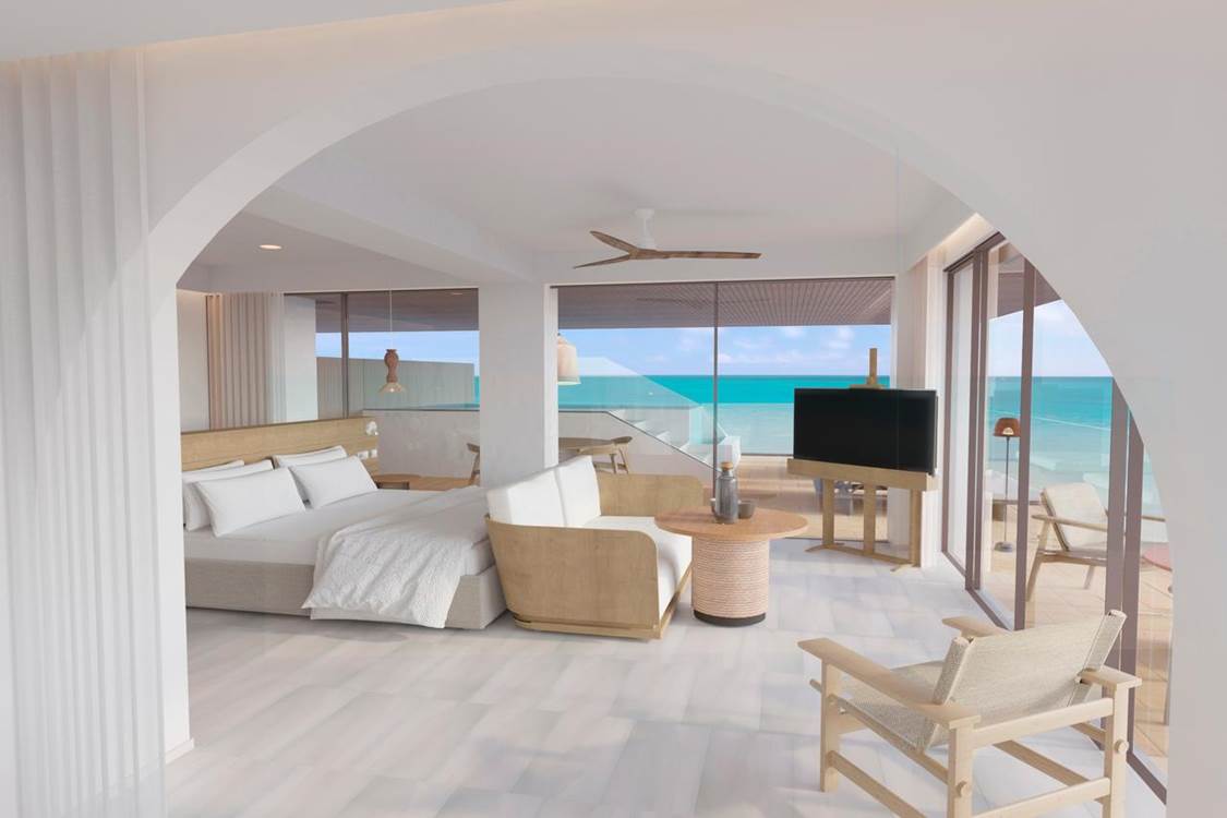 Villa Le Blanc By Gran Meliá, the first carbon neutral luxury hotel in Menorca, Spain, opens this month.
