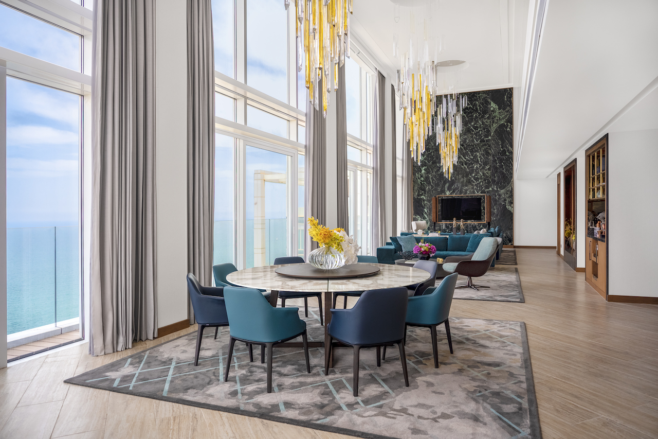 The all-new David Kempinski Tel Aviv has revealed its luxurious David Penthouse Suite, a triplex penthouse spanning the 30th-32nd floors of the Mediterranean beachfront hotel.