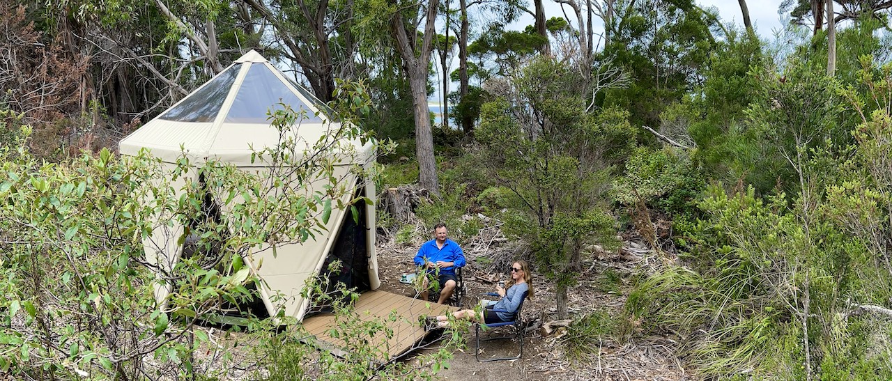 The team behind Larapinta's award-winning Eco-Comfort camps has launched a new destination for adventure travellers looking for an eco-conscious walking experience in comfort.