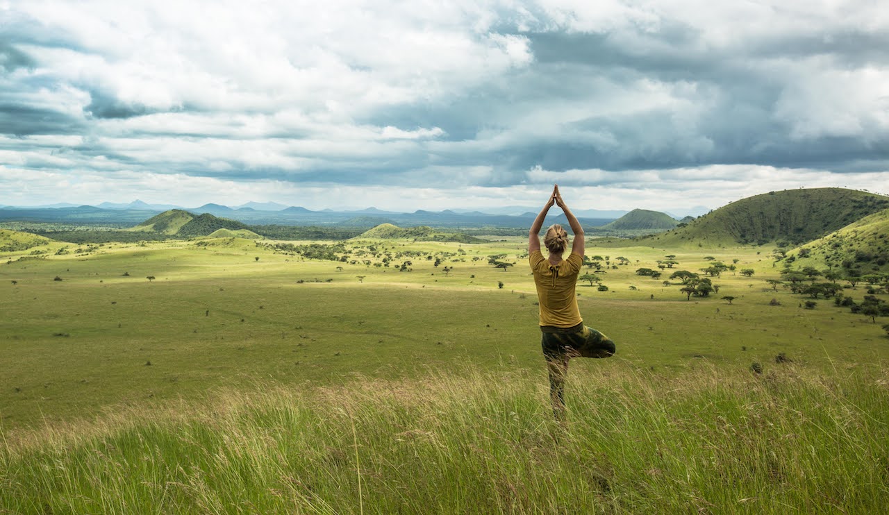 Now you can combine yoga sessions with mesmerising safari game drives at Kenya's ol Donyo Lodge. 